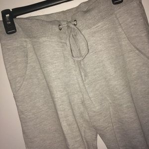 grey sweatpants